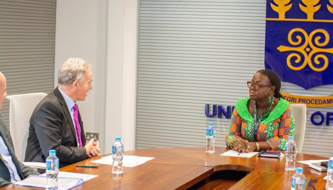 VC Hosts Irish Delegation led by Minister of State for International Development and Diaspora